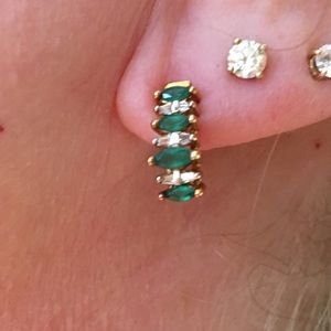 Emerald earrings